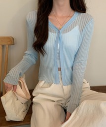 BUFFALO BOBS　バッファローボブス　カーディガン SHIPPO(シッポウ) モノグラム ニット カーディガン BUFFALO BOBS