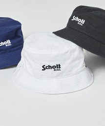schott（ショット）の「【SCHOTT】ロゴツイルバケットハット SC007（ハット・メンズ）」