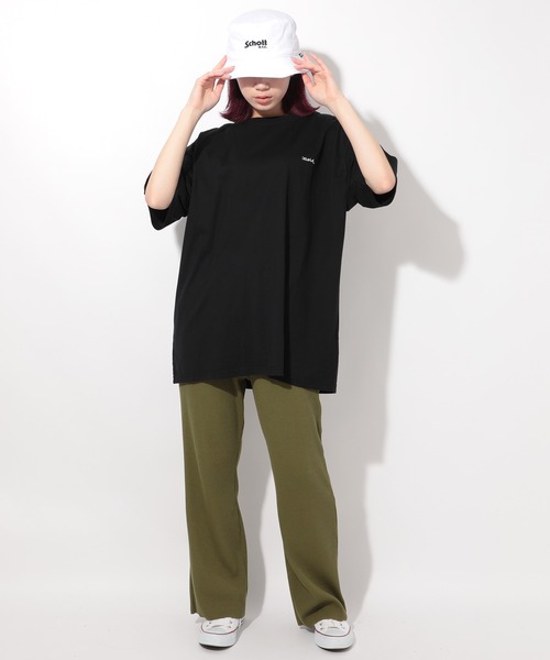 schott（ショット）の「【SCHOTT】ロゴツイルバケットハット　SC007　定番商品（ハット・メンズ・ブルー/ブラック/ベージュ/ホワイト・FREE）」の9枚目の写真