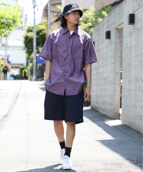 schott（ショット）の「【SCHOTT】ロゴツイルバケットハット　SC007　定番商品（ハット・メンズ・ブルー/ブラック/ベージュ/ホワイト・FREE）」の12枚目の写真