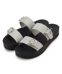 SHOO・LA・RUE | ビジューフットベットサンダル(サンダル)