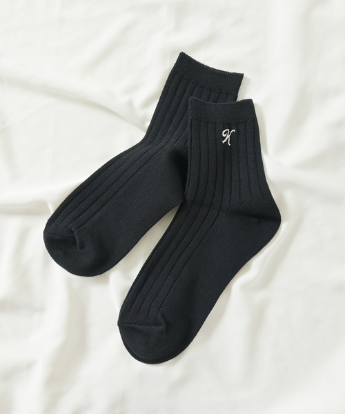 アルファベットショート丈ソックス（ソックス/靴下）｜Honeys