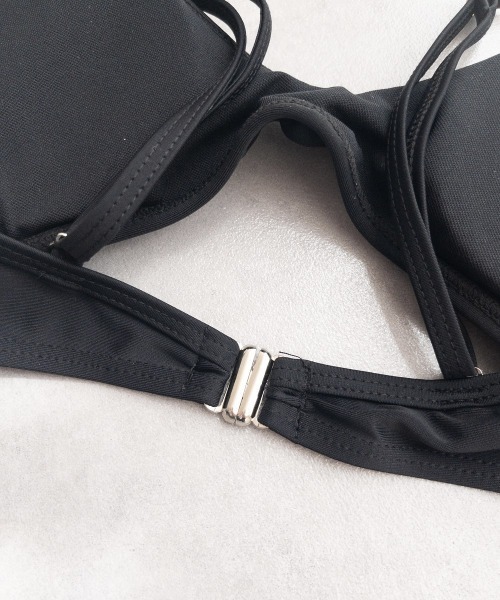 QFORON（キュフォロン）の「シアートップス付きハイウェスト水着セットアップ（水着・レディース・ブラック・LL/M/L）」の20枚目の写真