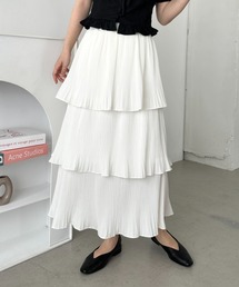 CLEA | 3段ティアード カンカンロング丈スカート(スカート)