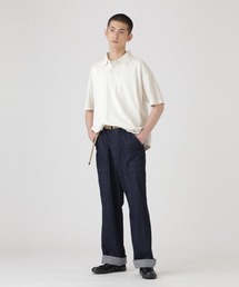 MHL エムエイチエル コットン ポロシャツ ブラック size M MHL.（エムエイチエル）の「AIRTEX COTTON JERSEY（ポロシャツ