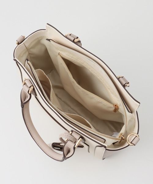 WAKO ベージュ ハンドバッグ ポーチ付き　新品未使用♡ Honeys（ハニーズ）の「ポーチ付ハンドバッグ（ハンドバッグ）」 - WEAR