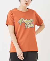 CUBE SUGAR（キューブシュガー）の「OE天竺カットソー抗菌加工ロゴプリントTシャツ（Tシャツ/カットソー）」