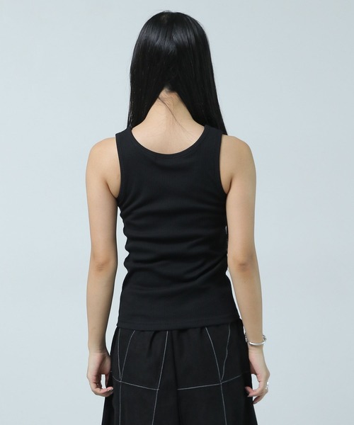 PAGEBOY（ページボーイ）の「アメスリカップツキタンク（タンクトップ・レディース・オフホワイト/ブラック/マスタード・FREE）」の8枚目の写真