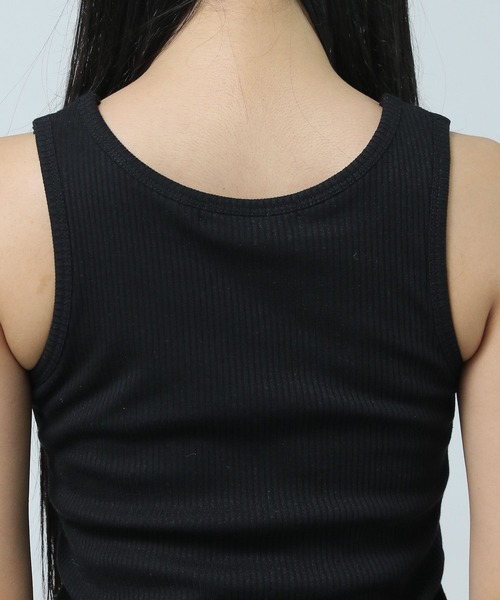 PAGEBOY（ページボーイ）の「アメスリカップツキタンク（タンクトップ・レディース・オフホワイト/ブラック/マスタード・FREE）」の10枚目の写真