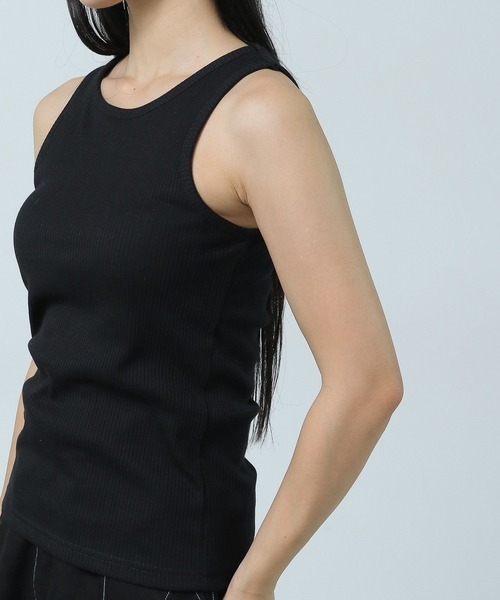 PAGEBOY（ページボーイ）の「アメスリカップツキタンク（タンクトップ・レディース・オフホワイト/ブラック/マスタード・FREE）」の11枚目の写真