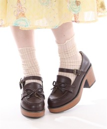 axes femme POETIQUE | 鍵チャーム付ローファー(ローファー)
