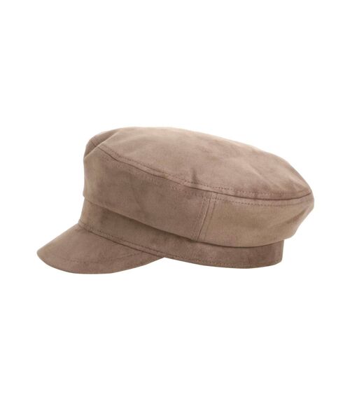 MERCURYDUO（マーキュリーデュオ）の「フェイクスエードキャスケット（キャスケット・レディース・ブラック/ベージュ/ブラウン・FREE）」の5枚目の写真