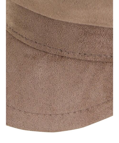 MERCURYDUO（マーキュリーデュオ）の「フェイクスエードキャスケット（キャスケット・レディース・ブラック/ベージュ/ブラウン・FREE）」の7枚目の写真