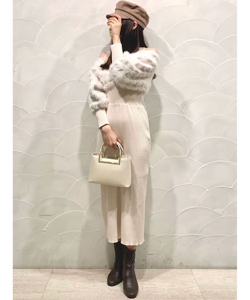 MERCURYDUO（マーキュリーデュオ）の「フェイクスエードキャスケット（キャスケット・レディース・ブラック/ベージュ/ブラウン・FREE）」の12枚目の写真