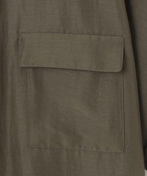 SHARE PARK（シェアパーク）の「【洗える】ドルマンスリーブサテンシャツ（シャツ/ブラウス・レディース・アイボリー系/カーキ系・MEDIUM）」の7枚目の写真