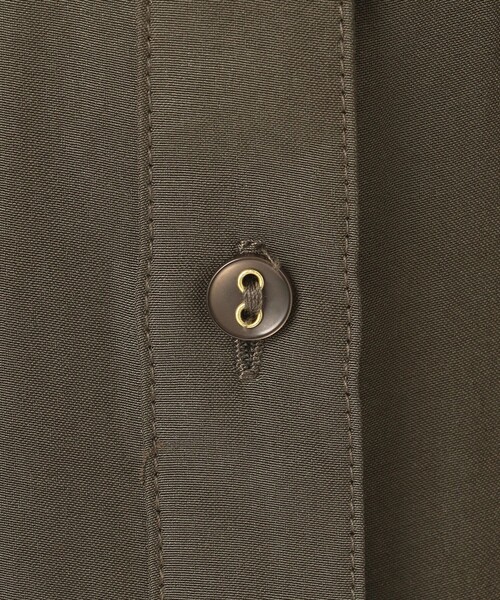 SHARE PARK（シェアパーク）の「【洗える】ドルマンスリーブサテンシャツ（シャツ/ブラウス・レディース・アイボリー系/カーキ系・MEDIUM）」の13枚目の写真