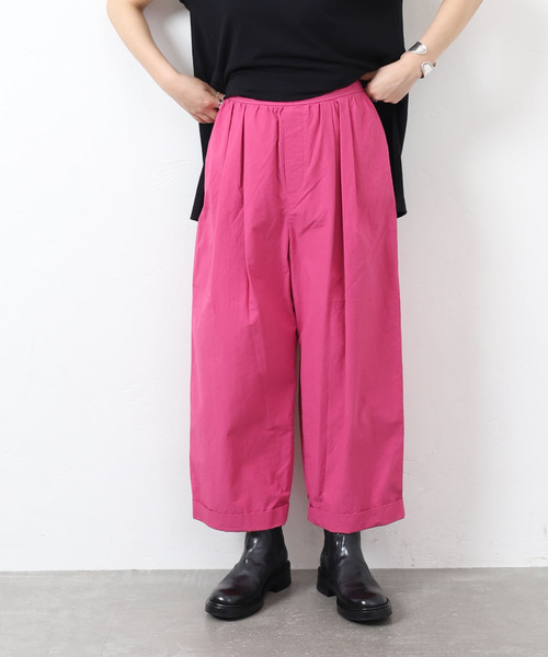 JOURNAL STANDARD LUXE（ジャーナルスタンダード　ラックス）の「タイプワッシャー タックパンツ（その他パンツ・レディース・ブラック/ピンク・MEDIUM/SMALL）」の20枚目の写真