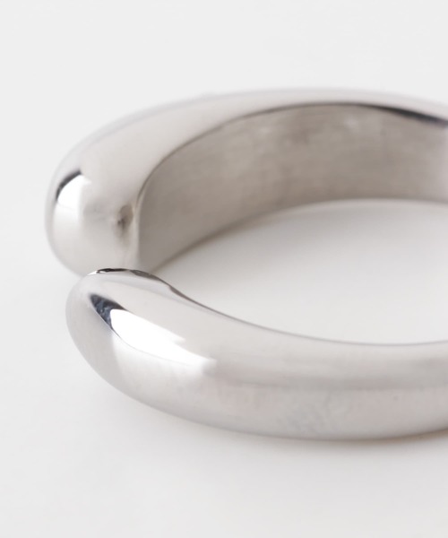 KBF(ケイビーエフ)の「ステンレスメタルフォークリング(リング・レディース・シルバー/ゴールド・ONE)」の9枚目の写真