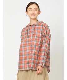 二重織フード付シャツ