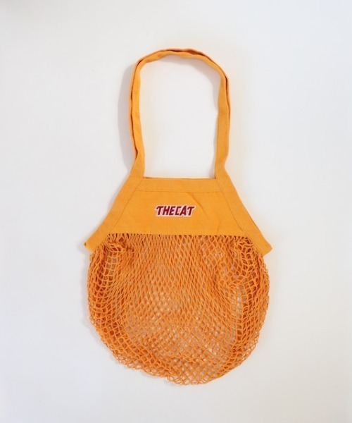 ROOPTOKYO（ループトウキョウ）の「SAVE SHOCK/セーブショック THE CAT MESH TOTE メッシュバッグ（ショルダーバッグ・メンズ・ブルー/イエロー/オリーブ/ナチュラル・ONE SIZE）」の13枚目の写真