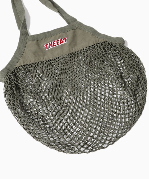 ROOPTOKYO（ループトウキョウ）の「SAVE SHOCK/セーブショック THE CAT MESH TOTE メッシュバッグ（ショルダーバッグ・メンズ・ブルー/イエロー/オリーブ/ナチュラル・ONE SIZE）」の16枚目の写真