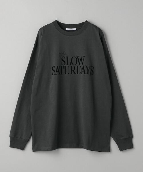 tシャツ コットンロゴプリントロングスリーブ レディース BEAUTY&YOUTH UNITED ARROWS（ビューティーアンドユース