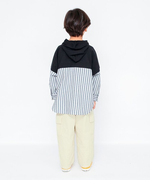 BRANSHES（ブランシェス）の「ストレッチツイル/カーゴパンツ（カーゴパンツ・キッズ・ベージュ/カーキオリーブ・130/120/140/110/100/150）」の4枚目の写真