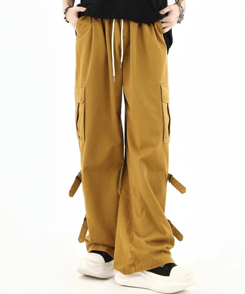 Burner（バーナー）の「【OKUOKU　0909】ルーズシルエット カーゴパンツ oku-bottom-728662259132-38 MC U（カーゴパンツ・メンズ・ブラウン/ブラック・XL/M/L）」の6枚目の写真