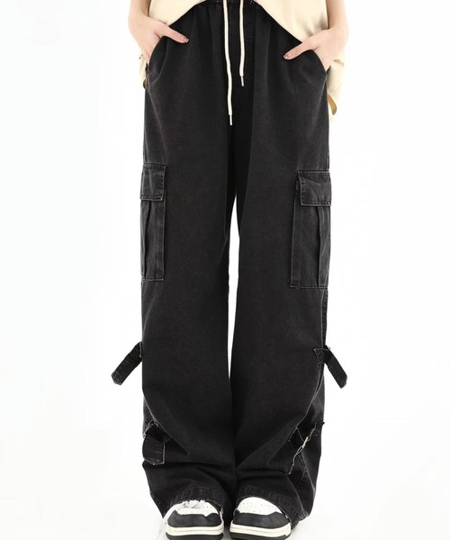 Burner（バーナー）の「【OKUOKU　0909】ルーズシルエット カーゴパンツ oku-bottom-728662259132-38 MC U（カーゴパンツ・メンズ・ブラウン/ブラック・XL/M/L）」の13枚目の写真