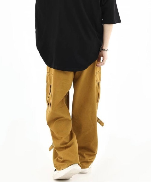 Burner（バーナー）の「【OKUOKU　0909】ルーズシルエット カーゴパンツ oku-bottom-728662259132-38 MC U（カーゴパンツ・メンズ・ブラウン/ブラック・XL/M/L）」の7枚目の写真