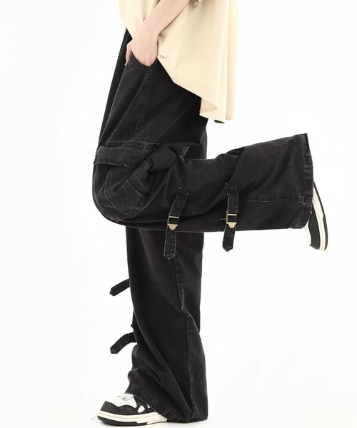 Burner（バーナー）の「【OKUOKU　0909】ルーズシルエット カーゴパンツ oku-bottom-728662259132-38 MC U（カーゴパンツ・メンズ・ブラウン/ブラック・XL/M/L）」の12枚目の写真
