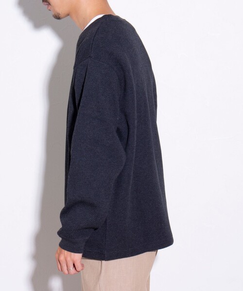 GLOSTER（グロスター）の「【GLOSTER/グロスター】ハニカムヘビーサーマルプルオーバー（Tシャツ/カットソー・メンズ・アイボリー/ミント/ブラック/グレー・L/M/S）」の21枚目の写真