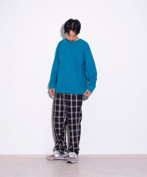 GLOSTER（グロスター）の「【GLOSTER/グロスター】ハニカムヘビーサーマルプルオーバー（Tシャツ/カットソー・メンズ・アイボリー/ミント/ブラック/グレー・L/M/S）」の13枚目の写真