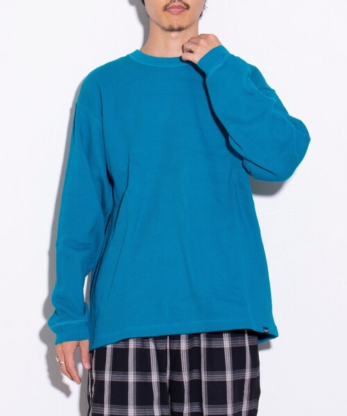 GLOSTER（グロスター）の「【GLOSTER/グロスター】ハニカムヘビーサーマルプルオーバー（Tシャツ/カットソー・メンズ・アイボリー/ミント/ブラック/グレー・L/M/S）」の12枚目の写真