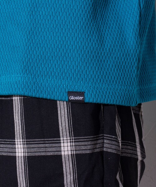 GLOSTER（グロスター）の「【GLOSTER/グロスター】ハニカムヘビーサーマルプルオーバー（Tシャツ/カットソー・メンズ・アイボリー/ミント/ブラック/グレー・L/M/S）」の7枚目の写真