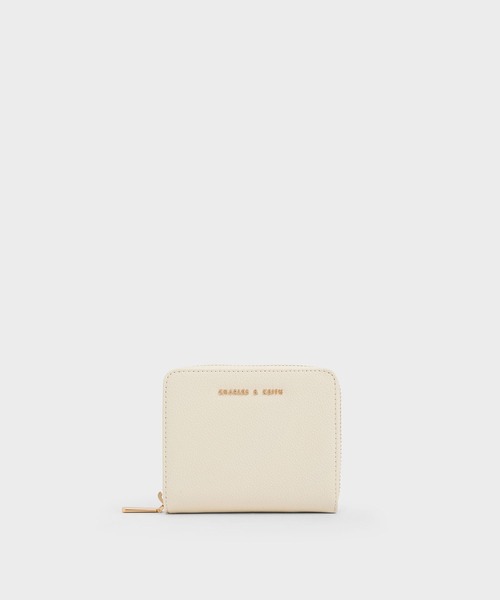 CHARLES & KEITH(チャールズ & キース)の「ジップアラウンドスモールウォレット(財布・レディース・クリーム/ダークブラウン/ライトベージュ/スミクロ/ブルーグラス・XXS)」の4枚目の写真