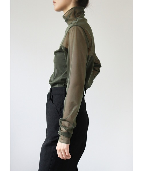 セール】【ooju】チュールトップス（レディース）（Tシャツ/カットソー