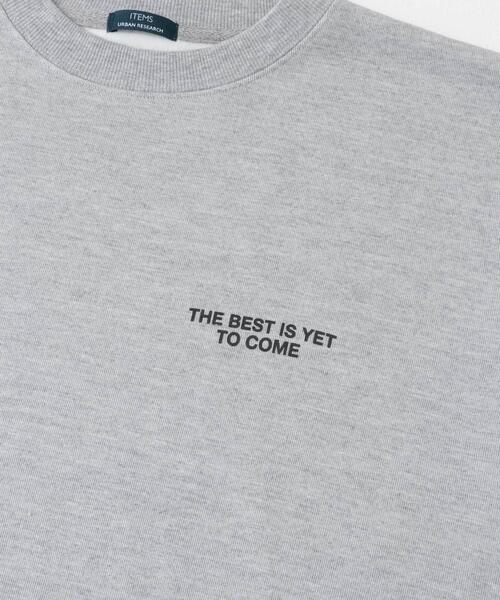 ITEMS URBANRESEARCH（アイテムズ アーバンリサーチ）の「ワンポイントロゴクルーネックスウェットプルオーバー（スウェット・メンズ・グレー系その他/グリーン/オートミール/ブラック・LARGE/MEDIUM）」の21枚目の写真