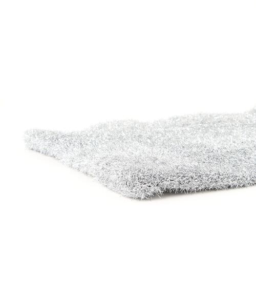 PAGEBOY(ページボーイ)の「シャイニーニットトート(トートバッグ・レディース・オフホワイト/シルバー/ブラック・FREE)」の5枚目の写真