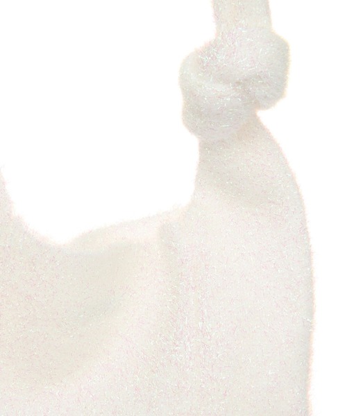 PAGEBOY(ページボーイ)の「シャイニーニットトート(トートバッグ・レディース・オフホワイト/シルバー/ブラック・FREE)」の14枚目の写真