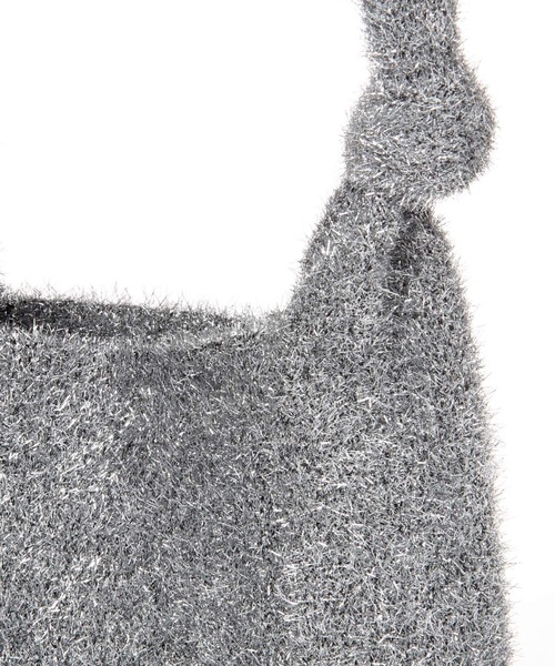 PAGEBOY(ページボーイ)の「シャイニーニットトート(トートバッグ・レディース・オフホワイト/シルバー/ブラック・FREE)」の15枚目の写真