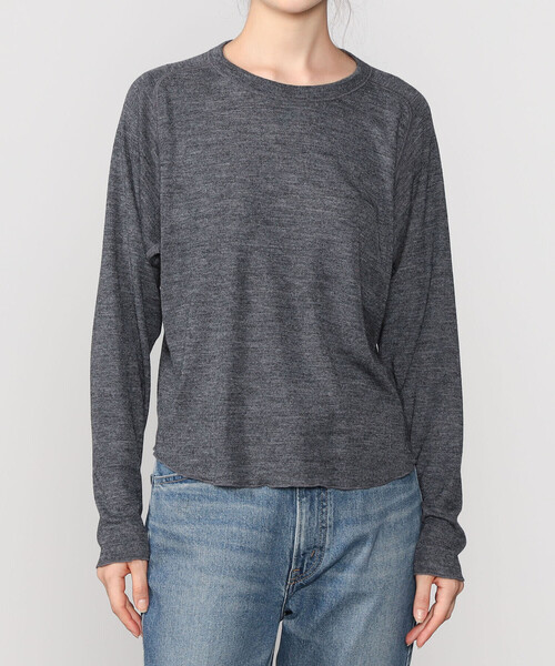 美品▲TICCA ティッカ / バンドカラーウール 長袖シャツ▲キャメル TICCA (ティッカ) ロングシャツカーディガン