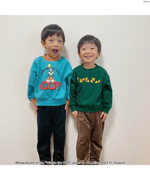 Disney（ディズニー）の「WEB限定ディズニーキャラクタートレーナー（スウェット・キッズ・ターコイズブルー/パープル/グリーン/レッド/イエロー/チャコール・80/120/100/110/90/130/140）」の18枚目の写真