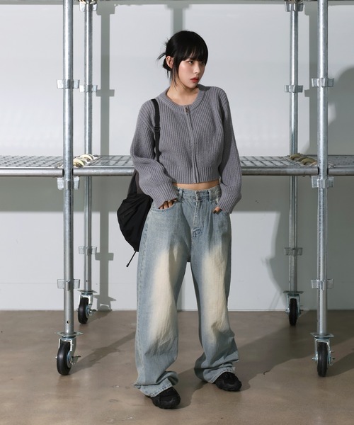 FOLLOWIN（フォロウィン）の「[UNISEX]3カラーストリングメッシュリュック（バックパック/リュック・レディース・グレー/ブラック/カーキ・ONE SIZE）」の13枚目の写真