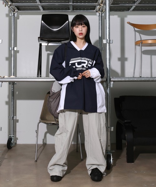 FOLLOWIN（フォロウィン）の「[UNISEX]3カラーストリングメッシュリュック（バックパック/リュック・レディース・グレー/ブラック/カーキ・ONE SIZE）」の19枚目の写真
