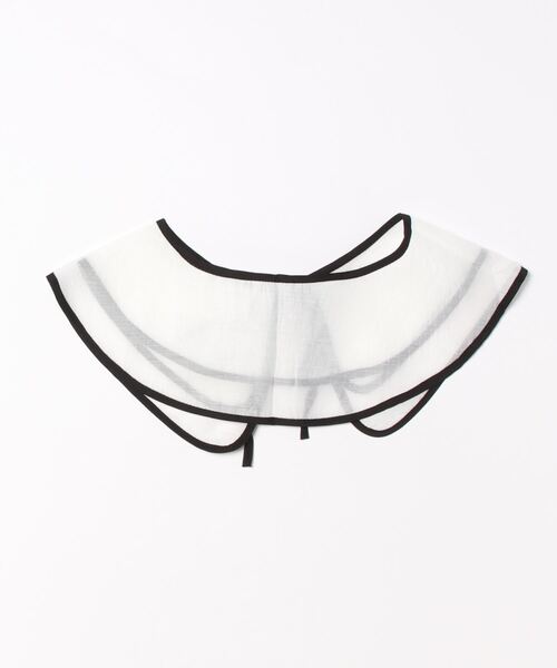 TONE SELECT GOODS（トーンセレクトグッズ）の「【resonance】シンプル パイピング ベーシックカラー 付け襟【マルチウェイ】（付け襟・レディース・アイボリー/ホワイト・FREE）」の3枚目の写真