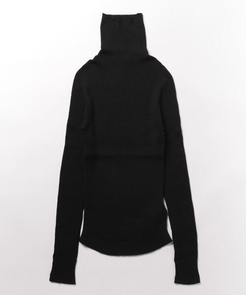 qualite（カリテ）の「シームレスタートルニット（ニット/セーター・レディース・ブラック・フリー）」の16枚目の写真