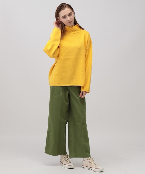 saloon（サルーン）の「SALOON(サルーン)/アソートタートルゆるニット【洗濯機洗い可】（ニット/セーター・レディース・ブラック/オフホワイト/グレー系その他/イエロー/ネイビー系/ベージュ系その他/ブラック系その他/ブルー/グリーン・FREE）」の13枚目の写真