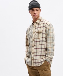 GAP | オーガニックコットン100% カクテル チェックシャツ(シャツ/ブラウス)