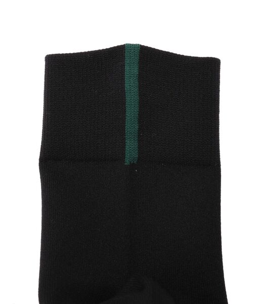 UN3D.（アンスリード）の「BI-COLOR BACK LINE SOCKS / バイカラーバックラインソックス（ソックス/靴下・レディース・ブラック/レッド/ブルー/ライム・FREE）」の5枚目の写真